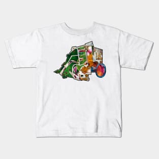 Spirograph Patterned Holy See Vatican Map Kids T-Shirt